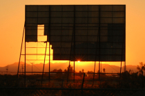 Parker Drive-In At Sunset